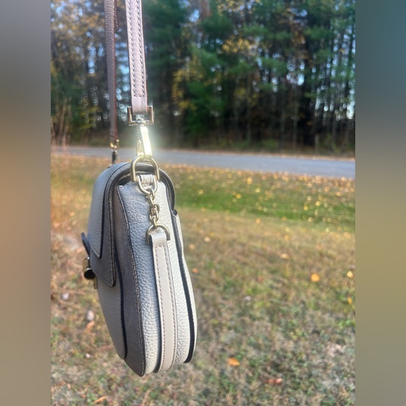 Furla Crossbody Bag in Gray and Cream - Picture 11 of 15